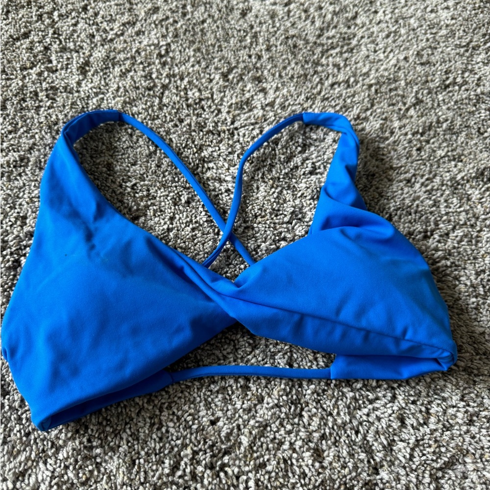 Amazon Blue Sports Bra, size Small